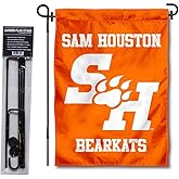 Sam Houston State Bearkats Garden Flag with Pole Stand Holder