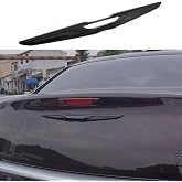 Kolya Glossy Black Exterior Rear Door Trunk Lid Center Emblem Badge Cover Molding Trim for Chrysler 300 300C Accessories 2011-2023