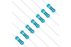 Chanzon 100pcs 1/2W (0.5W) 10 Ω ohm Metal Film Fixed Resistor 0.01 ±1% Tolerance 10R MF Through Hole Resistors Current Limiting Rohs Certificated