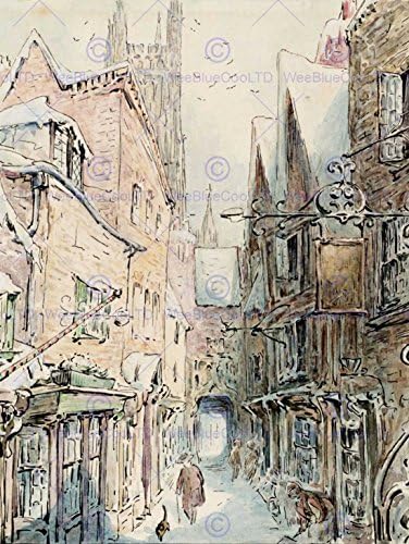 HELEN BEATRIX POTTER THE TAILOR AND SIMPKIN SET OUT FOR THE SHOP ART PRINT HP352