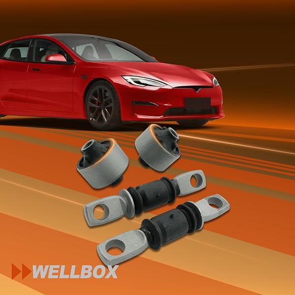 WELLBOX 4PCS SUSPENSION CONTROL ARM BUSHING KIT K90041 COMPATIBLE WITH TOYOTA AVALON 1995-2004 CAMRY 1992-2001 SIENNA XLE 2001-2003 LEXUS ES300 1992-2001 FRONT LOWER POSITION OE 48655-07010