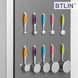 BTLIN Mini Magnetic Hooks 12 Pack Neodymium Heavy Duty 19 lb Load view 6