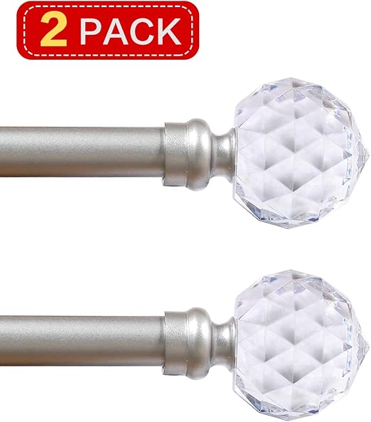 Amazon Com Turquoize Decorative 3 4 Inch Curtain Rods Single