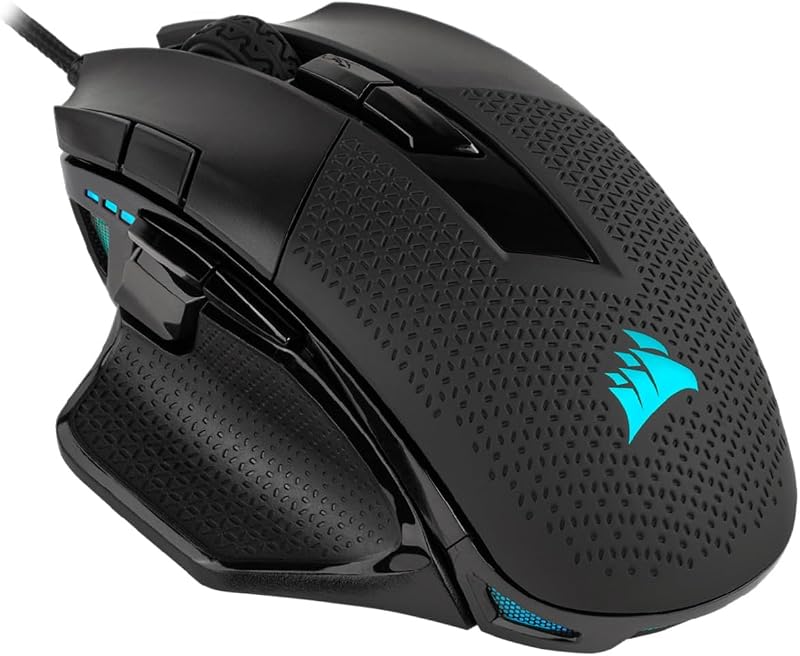 NIGHTSWORD RGB Souris de Jeu FPS/MOBA Filaire – Noir
