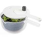Prepworks by Progressive Salad Spinner with Handle - 2.5 Quart (Gray)