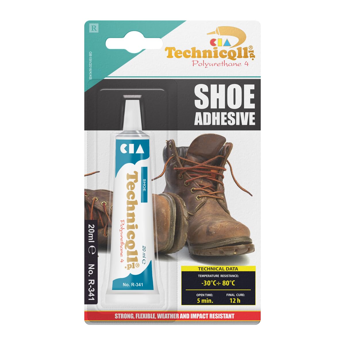 STRONG ADHESIVE GLUE FOR SHOES LEATHER RUBBER FELT NYLON LEATHERETTE FABRICS 20ml new