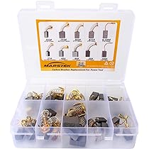 40pcs 10 Sizes Electric Motor Carbon Brushes - Replacement For Power Tools, Drills, Grinders