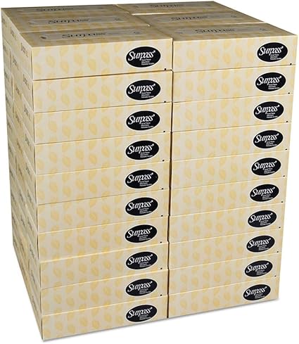 Amazon Co Jp 超過顔ティッシュ 2枚重ね ホワイト 125枚 箱 60箱 カートン Office Products