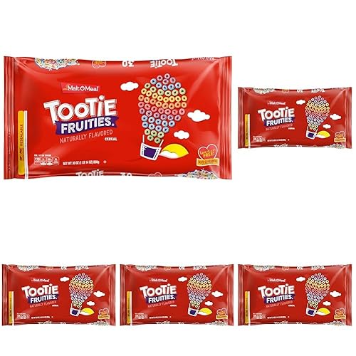 Mom Brand Tootie Fruities, 30 Ounce (Pack of 5)