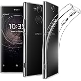 EasyAcc Sony Xperia XA2 Funda, Case Ligera Cristal Transparente Premium Suave TPU Protector Carcasa Ultra Fina