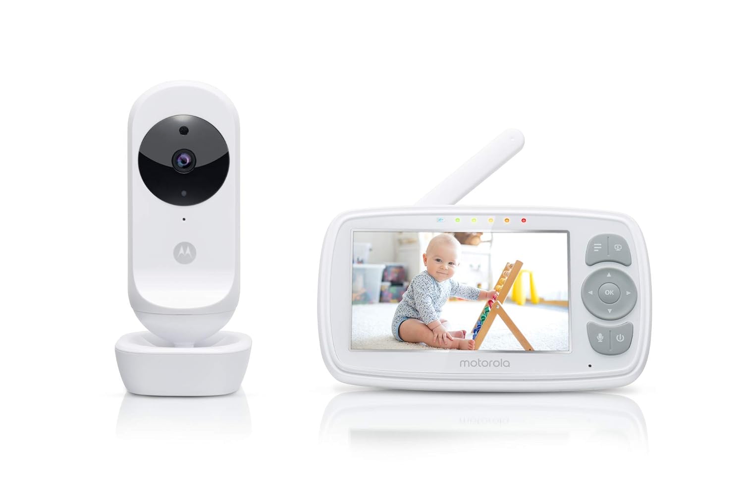2 room audio baby monitor