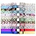 Floral Washi Tape 24 Rolls Set，Decorative Masking Tape Japanese Paper Tapes Fabric Tape for Arts and Crafts, DIY Projects, Scrapbooks, Calendar, Bible Journaling and Gift Wrapping