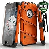 iPhone 6s Case, Zizo [Bolt Series] with FREE [iPhone 6s Screen Protector] Kickstand [12 ft. Military Grade Drop Tested] Holster Belt Clip - iPhone 6