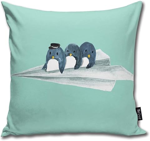 tyui7 Funda de Almohada Viajemos por el Mundo Pillowcase de decoración