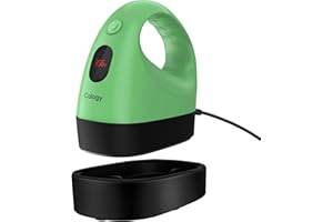 Calogy Mini Heat Press, Heat Transfer Machine, Constant Temp Control, Insulated Safety Base, Fits for Crafts, T-Shirt, Hat, Cap, Pillows (Pomelo Green)