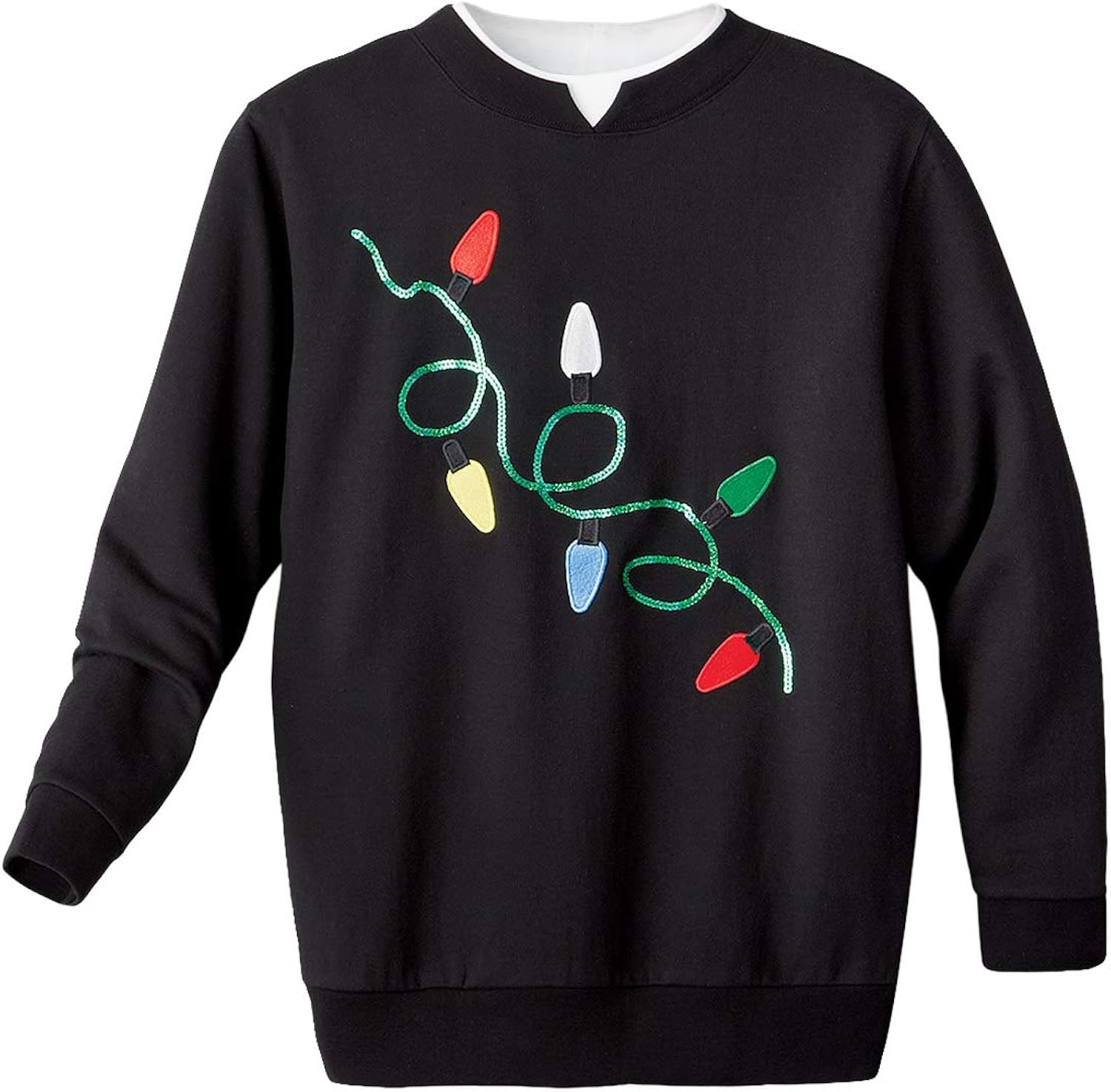 Carol Wright Gifts Holiday Mock Neck Sweatshirt at Amazon Women’s