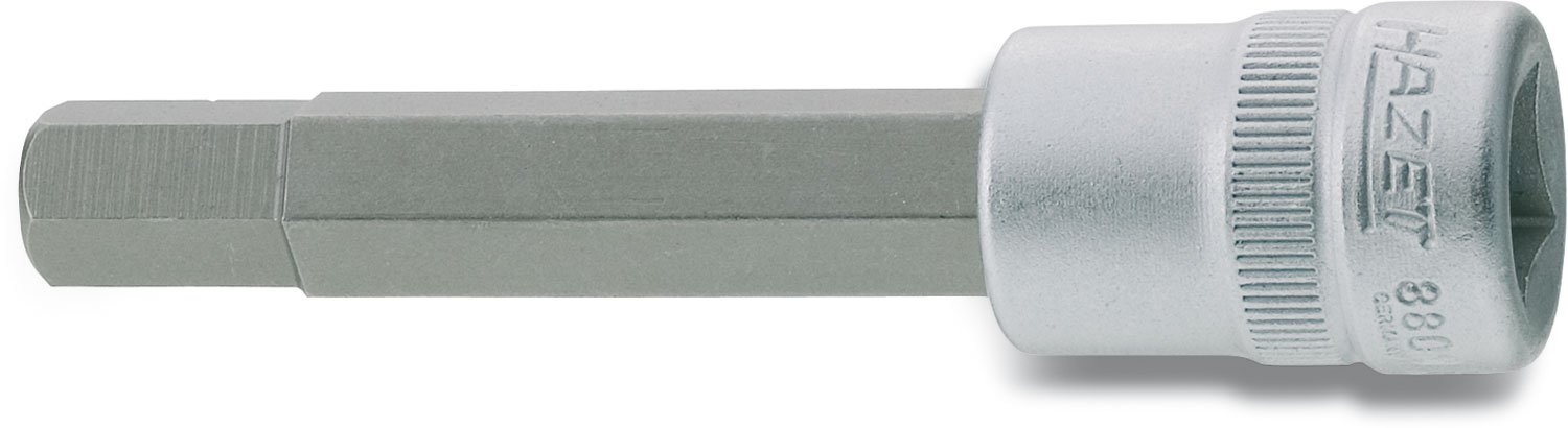 HAZET 8801-4 Hexagon Profile Screwdriver Socket - CVD-Tin Coated