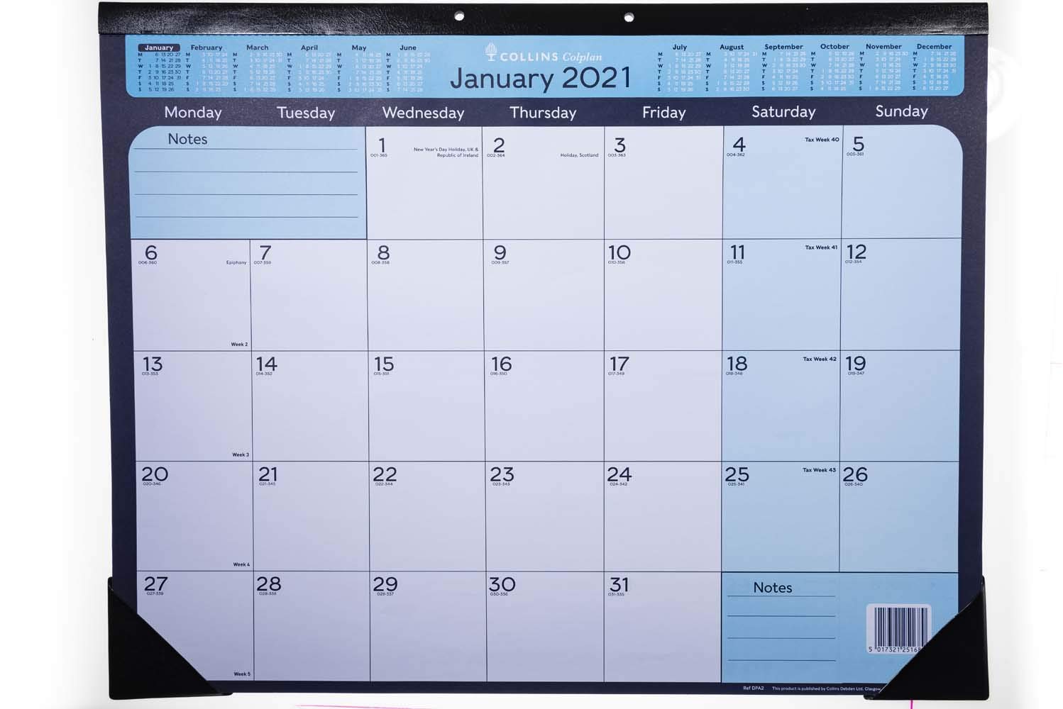 Collins Colplan DPA2 2021 Desk Pad