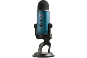 Blue Yeti USB Microphone for PC, Mac, Gaming, Recording, Streaming, Podcasting, Studio and Computer Condenser Mic with Blue V