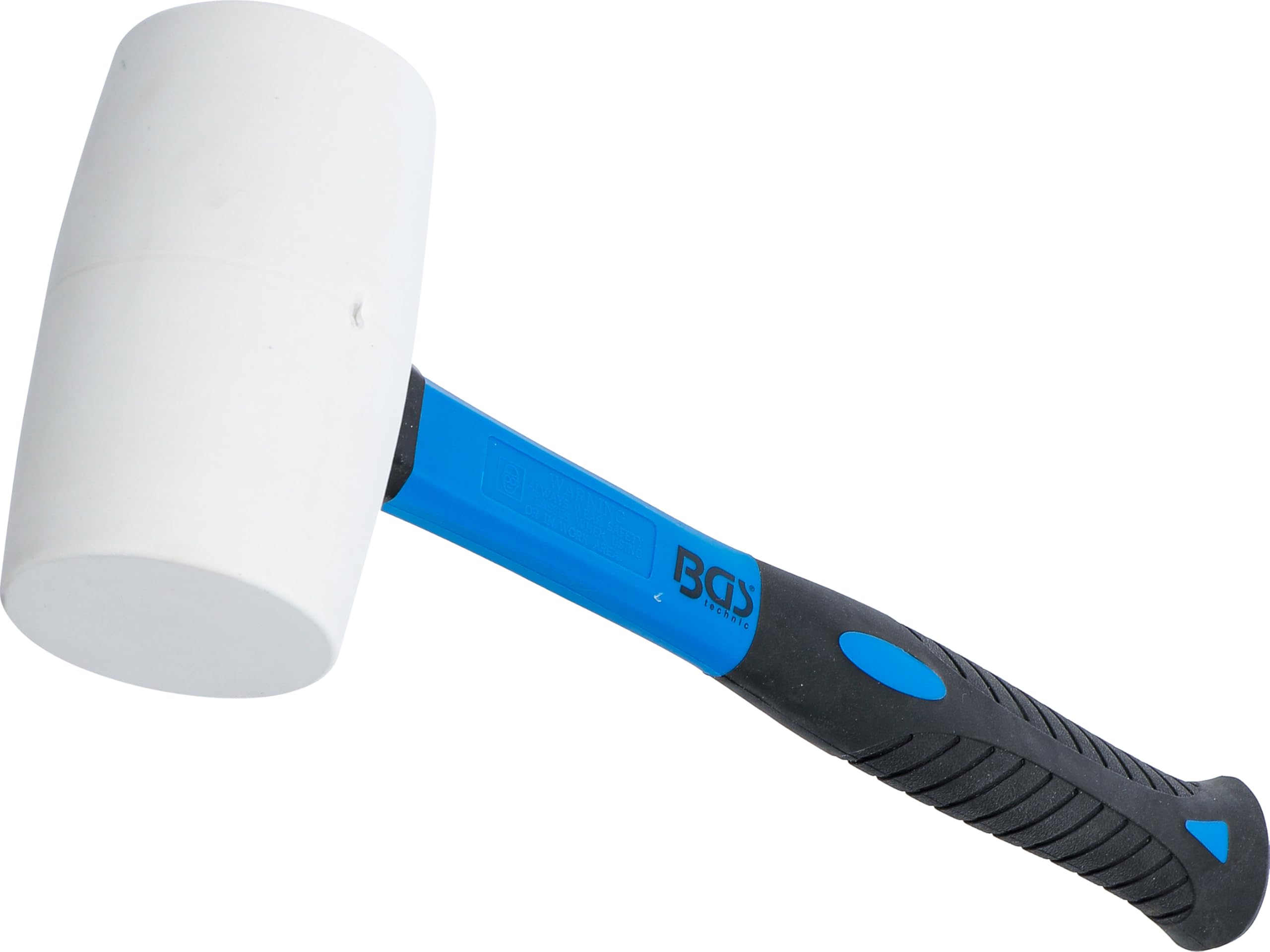 BGS 1967 | Rubber Mallet | Fibreglas Shaft | white Head | Ø 64 mm | 750 g