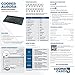 Lenovo A8-50 A5500 / A10-70 A7600 Wireless Keyboard, COOPER AURORA 7-Color Backlit LED Wireless Bluetooth QWERTY Keyboard with Rechargeable Battery (Black, Ultra Light & Slim)