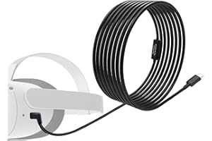 Orzero Total 6M / 20Ft Type C Stable Data Cable Compatible for Quest 2, Quest Link Steam VR, Extension Cable with Relay Amplifier Chip and USB 3.2 Gen 1 Cable(Cable Only)