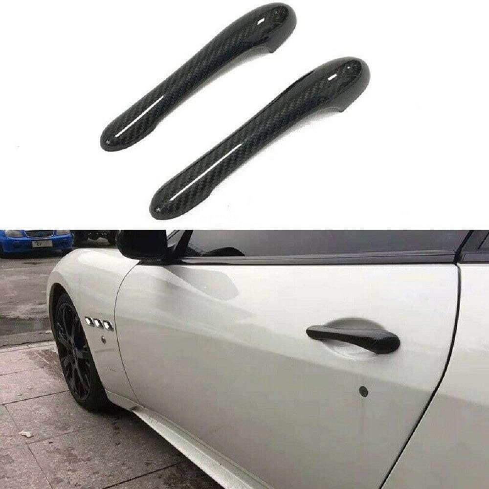 Dry Carbon Fiber Exterior Door Handle Cover Trim Fit For Masera-ti GranTurismo GC/GT/GTS 2008-2017