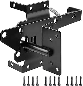 Skelang - Pestillo de puerta con cierre automático, resistente, con