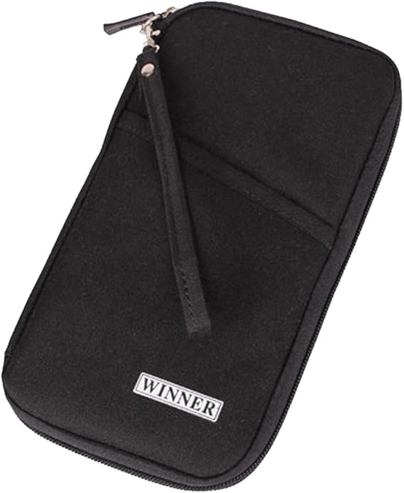 nylon passport wallet