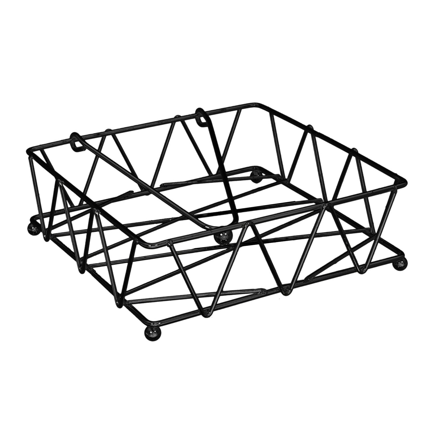THE HOME DECO FACTORY ka2476 Puerta servilletas, Metal, Negro, Talla única, CMKA2476