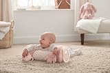 Mamas & Papas Tummy Time Roll Pink Interactive Baby Pillow with Rattle view 5
