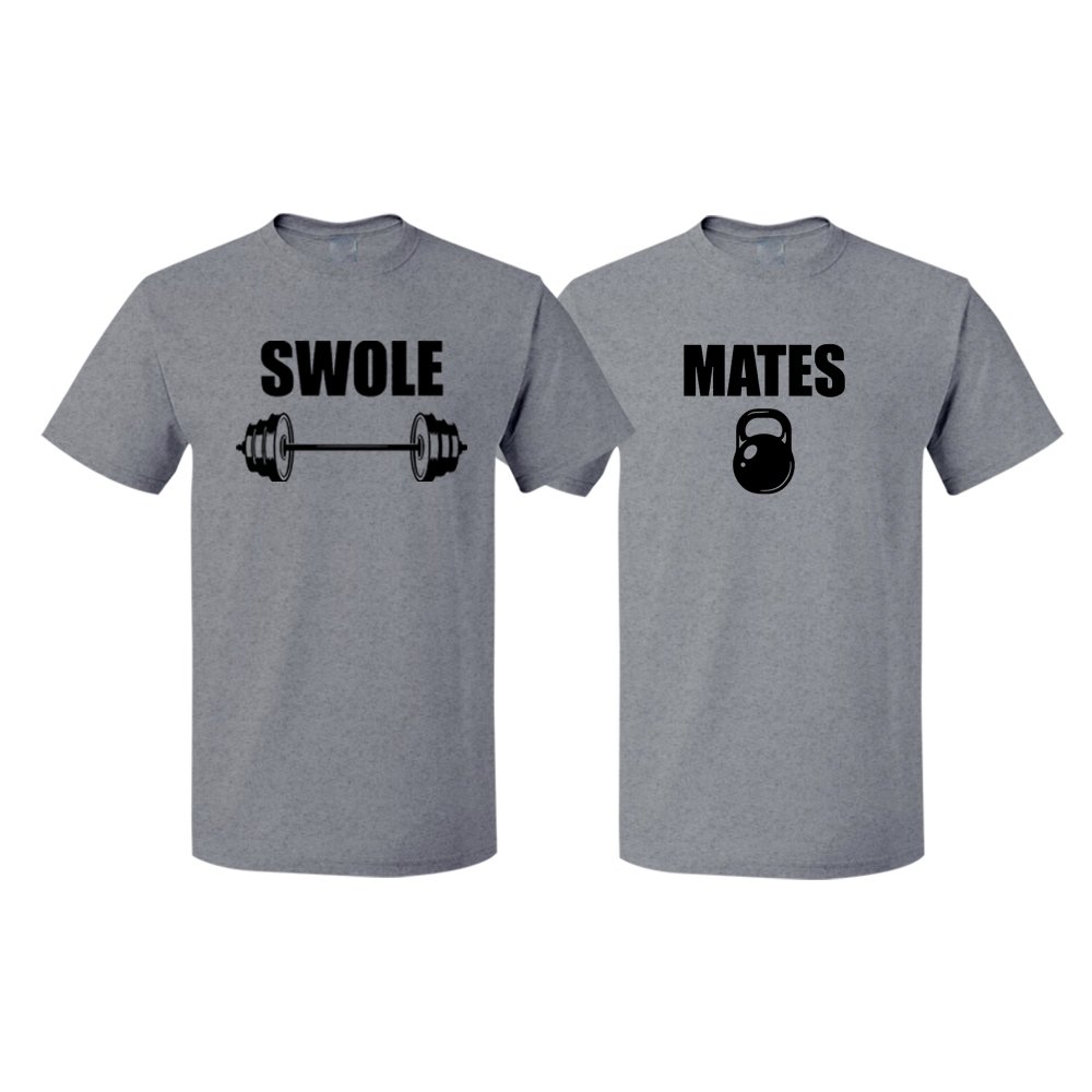 Matching Swole Mates Couples Shirts Swolemates Love Working Out