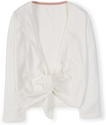 ivory tie front cardigan