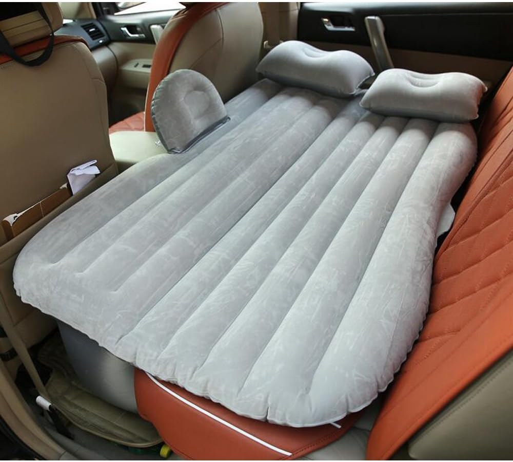 8milelake Auto Car Inflatable Airbed Mattress Universal With Two Air Pillows For Back Seat Of Cars