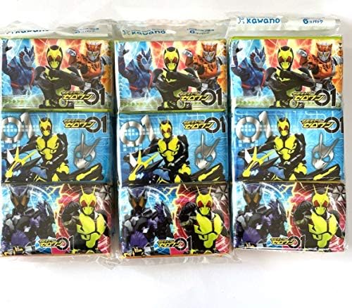 仮面ライダーゼロワン キャラクターポケットティッシュ ミニ6ｐ 3個セット