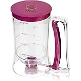 KPKitchen Pancake Batter Dispenser - Kitchen Must Have Tool for Perfect Pancakes, Cupcake, Waffle, Muffin Mix, Crepe & Cake -