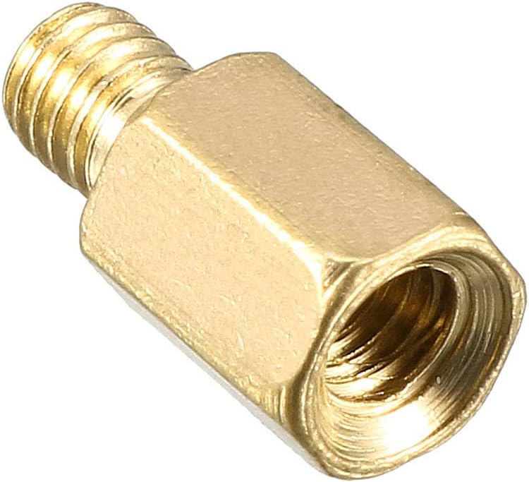 Sourcingmap M3x6mm+4mm Male-Female Brass Hex PCB Motherboard Spacer Standoff for FPV Drone Quadcopter Computer & Circuit Board 20pcs - Image 5