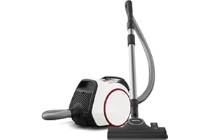 Miele Boost CX1 PowerLine SNRF0 Bagless Canister Vacuum Cleaner in Lotus White, Compact