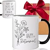 CATABUBU Retirement Gifts for Women Men - Happy Retirement Mug Retired Gifts for Coworker Teacher Nurses Boss Friends Retirees, Coworkers Farewell Leaving Going Away Gift-250