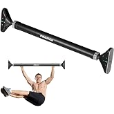 PROIRON Door Pull Up Bar Doorway Frame Chin Up Bar from 28.3in-38.2in | No Screws,Portable,Non-slip Secure Grip,440 LB