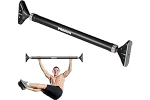PROIRON Door Pull Up Bar Doorway Frame Chin Up Bar from 28.3in-38.2in,No Screws,Home Gym Upper Body Workout Fitness Equipment,Exercise Hanging Bar Portable,Non-slip Secure Grip,440 LB