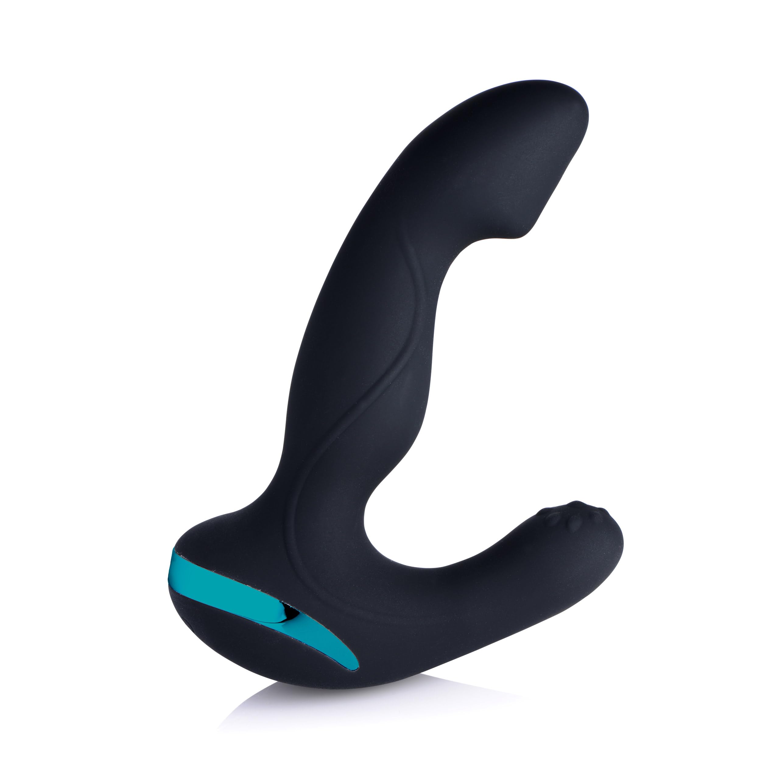 XR Brands Mega Maverick 10X Rotating Vibrating Prostate Stimulator - Black