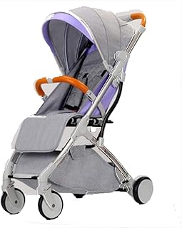 YLET Shopper Neo II, Faltbarer Kinderwagen von Geburt an bis 25 kg, Leichtgewicht mit Liegeposition, Zwei Getränkehalter, Einhandfaltung,Purple-OneSize