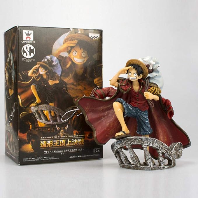 Figurine Oeil De Faucon One Piece YYZZ Anime One Piece Top Battle Chapeau de Paille Pirates Luffy Contre