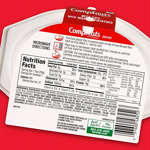 1 Hormel+Compleats+Mashed+Potatoes+Gravy