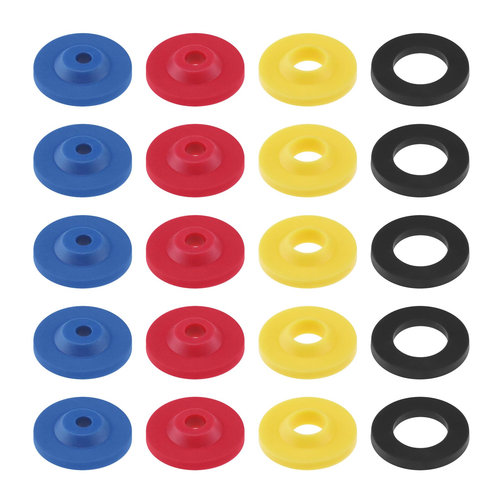 LT Easiyl 20pcs Water Saving Shower Adapter Flow Limiter Shower Hose Water Flow Reducer Limiter Washers Shower Head Flow Control Valve for Home Bathroom Toilet Hotel