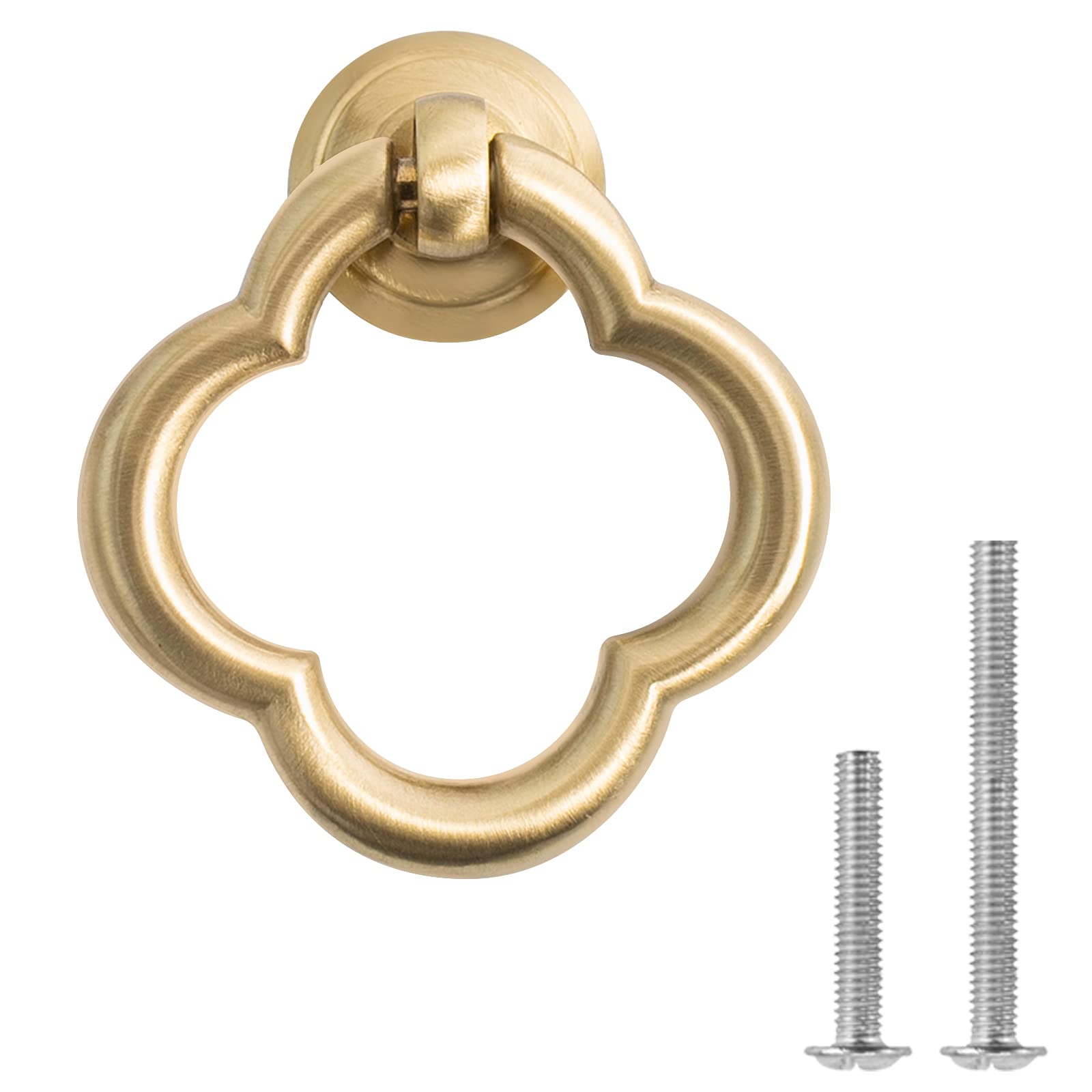 Photo 1 of Ruiao 8 Pack 55mm Gold Cabinet Knobs, Zinc Alloy Dresser Drawers Knobs for Kitchen, Bathroom, Bedroom, Dining Room or Living Room,Gold Dresser Drawer Handles