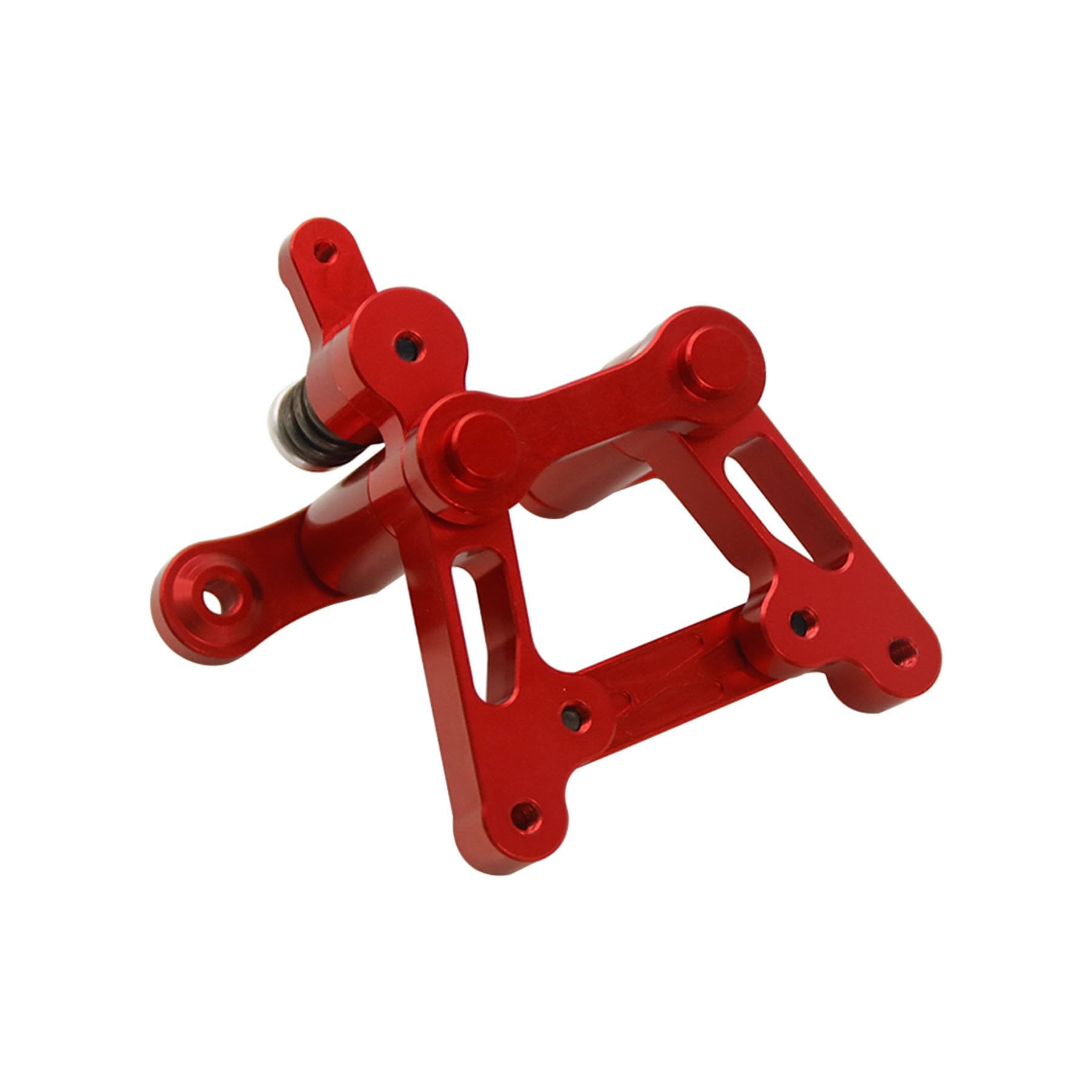 smTSRC CNC Alloy Steering Wiper Arm Assembly Kit for 1/5 HPI Baja 5B 5T 5SC RC Car Parts (Red)