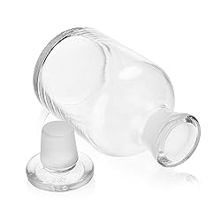 Kestun 2 Packs Glass Reagent Bottle,Narrow Mouth