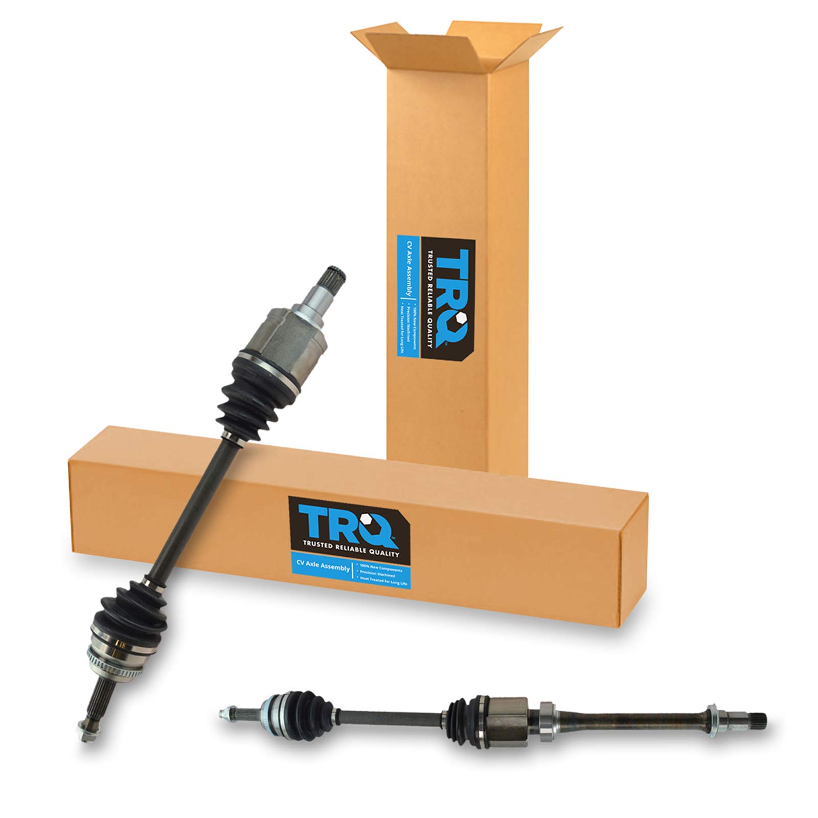 Photo 1 of TRQ Front CV Axle Shaft Assembly Set Compatible with 2002-2009 Toyota Camry 2001-2007 Highlander 2004-2008 Solara